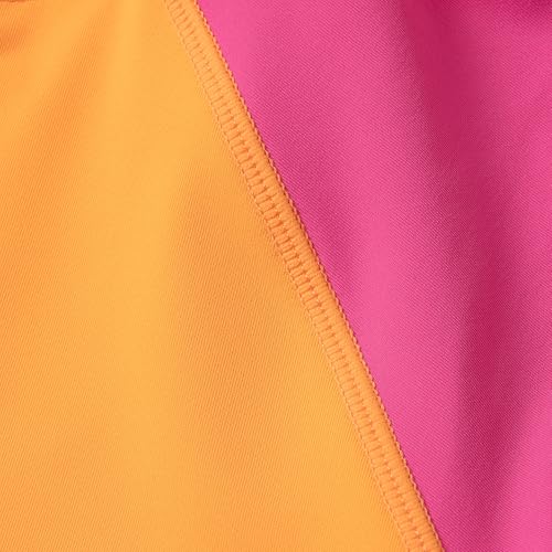 Image of Lands' End Girls Graphic Mock Neck UPF 50 Sun Protection Rash Guard