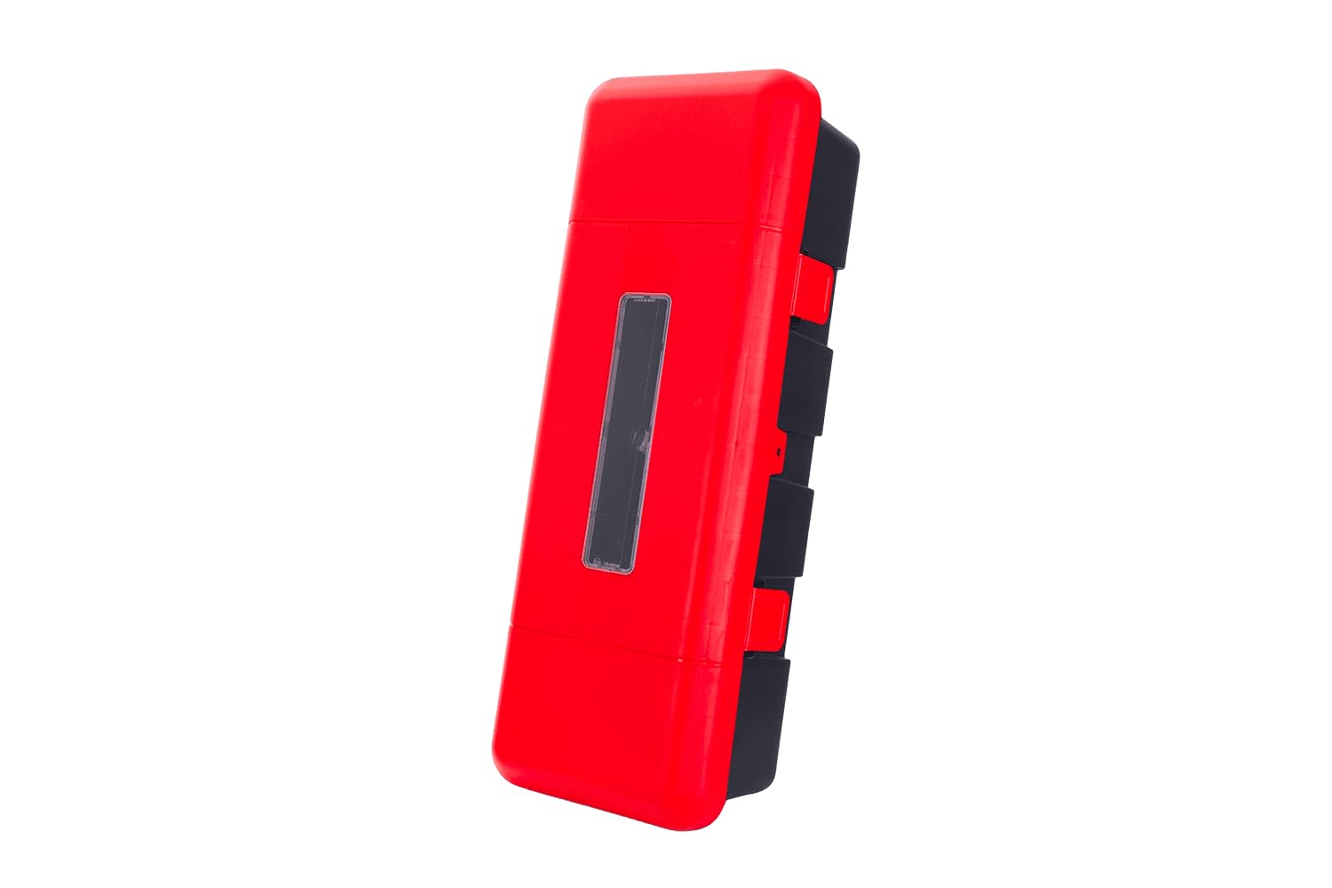 Caja extintor 9/12 kg DAKEN 82190 REGON 865x335x240 mm Rojo baúl de protección para extintores en Camiones remolques y vehículos industriales Soporte de Seguridad Vial LKW