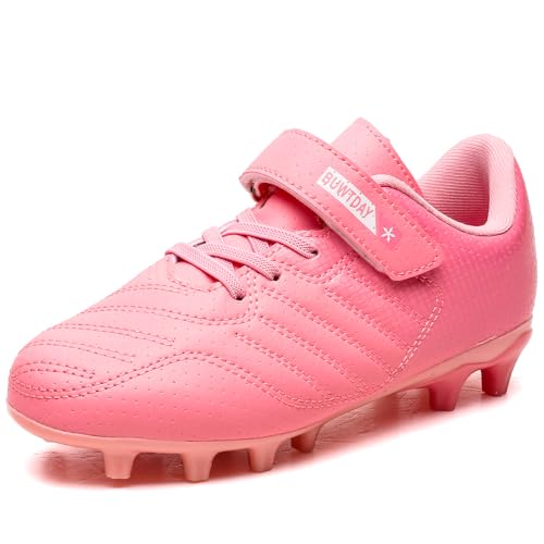 BUWTDAY Kids Soccer Cleats Boys Girls Athletic Outdoor Firm...