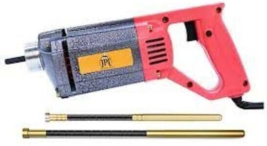 Precision Concrete Compaction: Handheld Electric Vibrating Tool with 2-Meter Rod