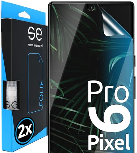 smart engineered 3D Pellicola protettiva per schermo per Google Pixel 6 Pro [2 pezzi Transparente, Case-friendly, Non Vetro Temperato ma Pellicola Protettiva TPU