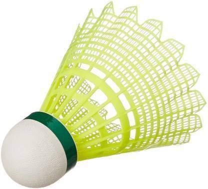 Aerolooks Vixen Shuttlecock Nylon Shuttle - Green (Medium Slow, Pack of 3)