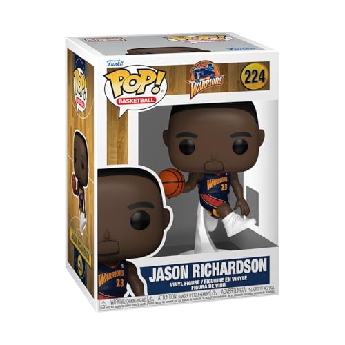 Funko Pop! NBA: Warriors - Jason Richardson - NBA Legends - Figura in Vinile da Collezione - Idea Regalo - Merchandising Ufficiale - Giocattoli per Bambini e Adulti - Sports Fans