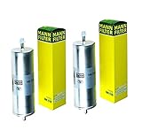 Pair Set of 2 Fuel Filters Compatible with BMW E31 E32 E34 E36 318i 530i 740i 850i