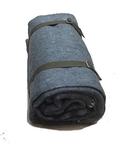 Biwakdecke dunkelgrau Decke mit Packriemen Cover