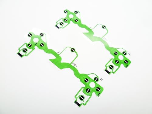 2x Replacement Buttons Ribbon Circuit Board for PS4 Dualshock 4 Pro Slim Controller Conductive Film Keypad Flex Cable PCB Green Version (JDS-001/011) - Thumbnail 2