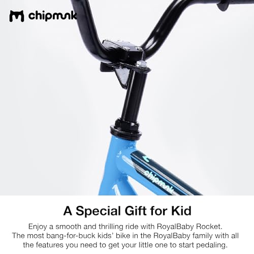 Image of Chipmunk Kids Bike Toddlers 12 14 16 18 Inch Wheel Bicycle Beginners Boys Girls Ages 3-11 Years, Multiple Color Options