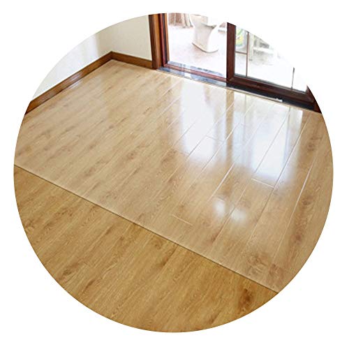 Tapis de bureau transparent PVC protège sol antidérapant 90x160 MINGX - 2