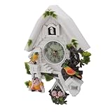 [Genauige Zeitmessung] Die Kuckuckswanduhr sorgt für eine genaue Zeit mit einer ganzen Zeitabstimmung und macht sie für das tägliche Leben bequem. Verpassen Sie nie wieder einen wichtigen Moment.
