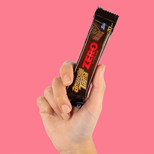 Tirma Waffeln dunkler Schokolade 70% Kakao | Ohne Zuckerzusätze| Geeignet für Keto-Diät | Kohlenhydratarme | für Diabetiker| Multipack Schoko-Waffelriegel | 3 Stück| 64.5 g