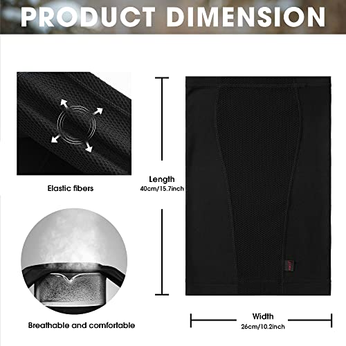 Aiwolu Neck Gaiter Warmer Windproof For Cold Weather Winter Face Mask Skiing Running Outdoor Men & Women #TOP4