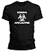 Produktbild DragonHive Herren T-Shirt Corona Apocalypse #StayHome Corona-Virus 2020 COVID-19, Größe:S, Farbe:Schwarz