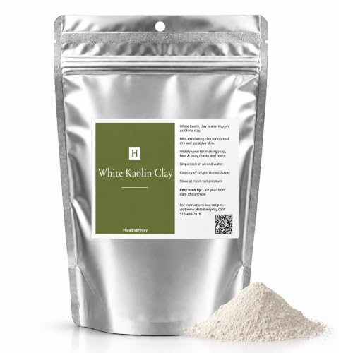 White Kaolin Clay Powder | 1 pound | Cosmetic Grade | 100% Natura...