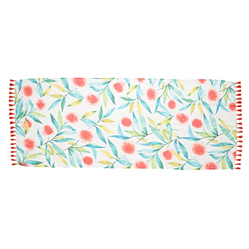 Heartfelt Women's Scarf Fashion Accessory Lightweight Sheer Beautiful Modern Watercolor Floral Design3