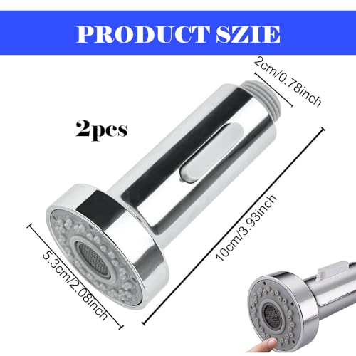 2 Modi Wasserhahn Aufsatz Küche,Brausekopf Küchenarmatur,Küchenbrause,Wasserhahn Brause Aufsatz,Geschirrbrause,Geschirrbrause Ersatzkopf,Pull Out Brausekopf,Handbrause Wassersparer Für Wasserhahn