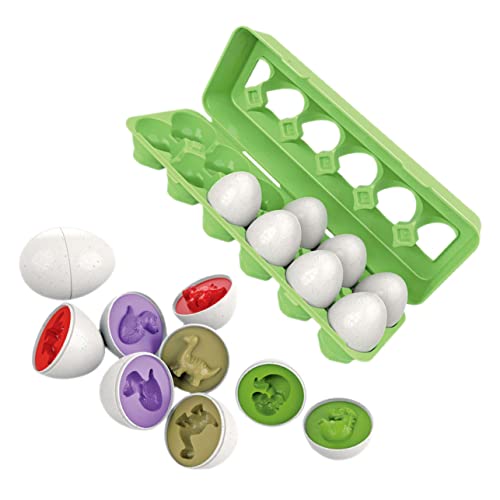 jojofuny Dinossauros Combinando Ovos Brinquedos Para Crianças Meninas 2 Conjuntos De Plástico Infant