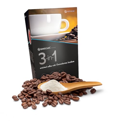 Ganoderma Coffee 3-in-1 Instant, Medium Roast Powder Mix Gan