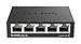 D-Link DGS-105 - Switch de red (5 puertos Gigabit RJ-45, 10/100/1000 Mbps,...