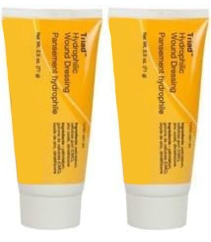 Hydrophilic Wound Dressing Paste Triad 2.5 Ounces (2 Pack)