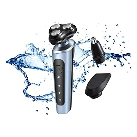 BEAMS WORK Electric Razor for Men,Electric Rotary Shavers, Beard Trimmer Rotary Shaver for Men, Cordless Sideburn Trimmer Nose Trimmer Wet Dry Shaver Waterproof Rechargeable Classic 3 in 1 Cover