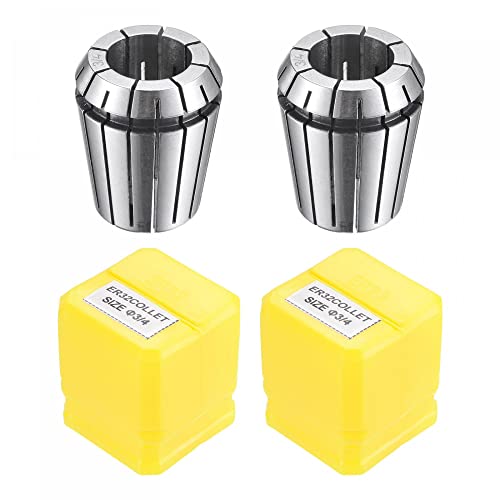 uxcell ER32 Spring Collet 3/4" Chuck for CNC Engraving Machine Lathe Milling Tool 2pcs