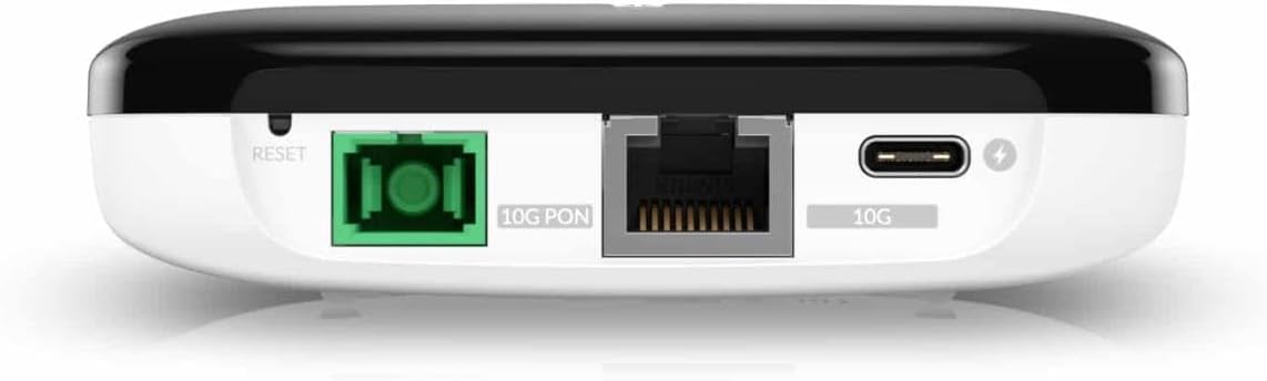 UBIQUITI UISP Fiber XGS, Optical Network Can Deliver 10 Gbps Uplink/Downlink Speeds Over Distances Up to 20 km, (1) XGS-PON Port