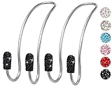 Car Hooks Bling, MTGOCHA Car Back Seat Hangers Organizer Hooks Universal Headrest Purse Hook for Car...