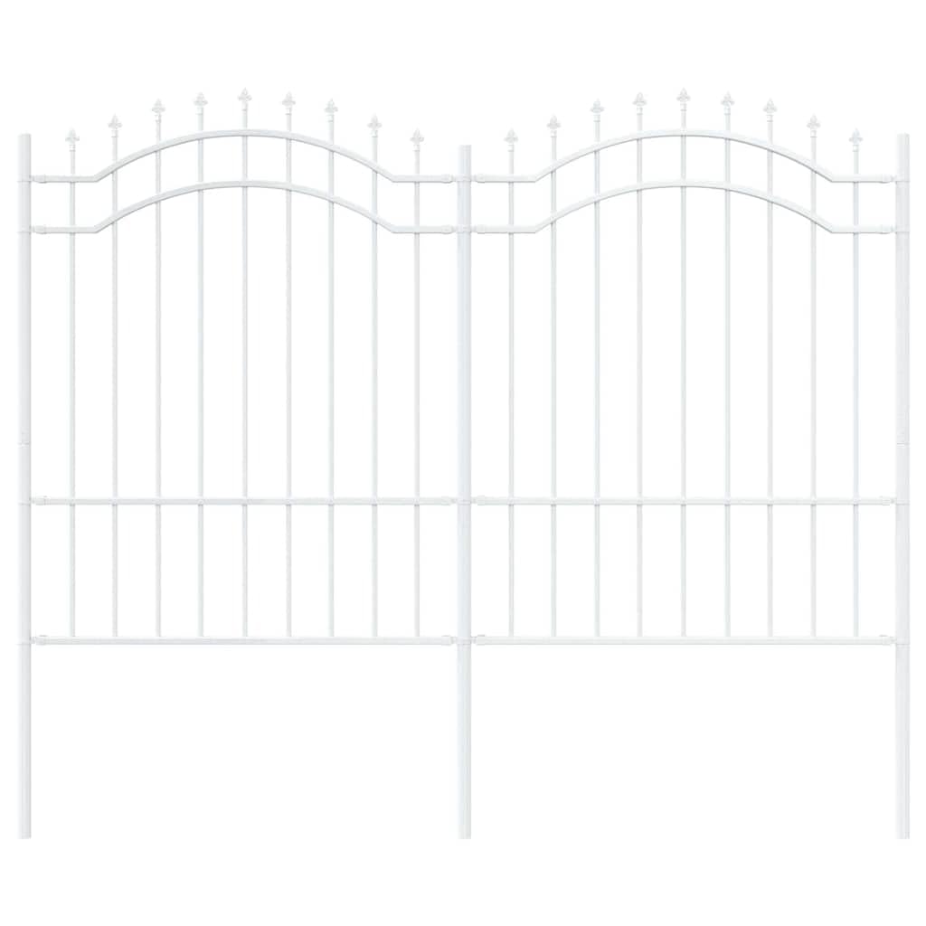 Generico Recinzione per Giardino Bianco 190 cm,Articoli di ferramenta,Barriere e recinzioni,Pannelli per recinzioni-42003971