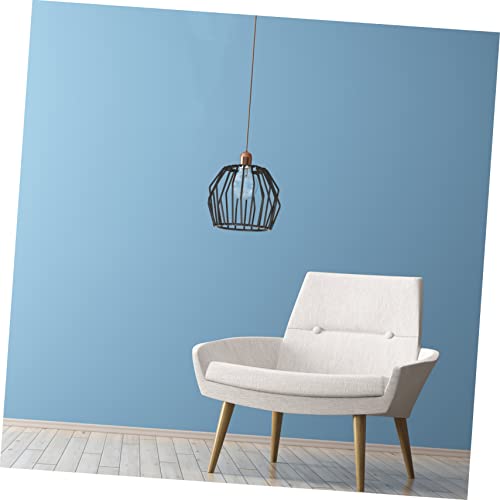 Image of Hollow Out Pendant Lampshade Hanging Lamp Shade for Rustic Farmhouse Decor Lamp Shades Replacement Accessory