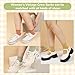 GGSTDDUP 6 Pairs Women Ruffle Striped Frilly Socks, Cute Checkered Ankle Sock for Women Cotton Knit Casual Crew Socks Size 5-9