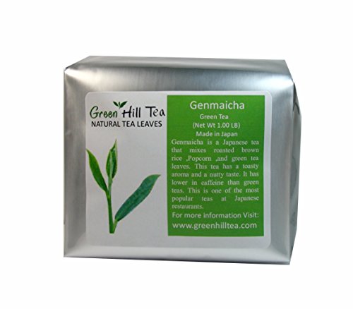 Japanese Genmaicha Popcorn Green Tea Premium Green Tea Helps The Stomach To Digest – 1Lb Tea Bag #TOP3
