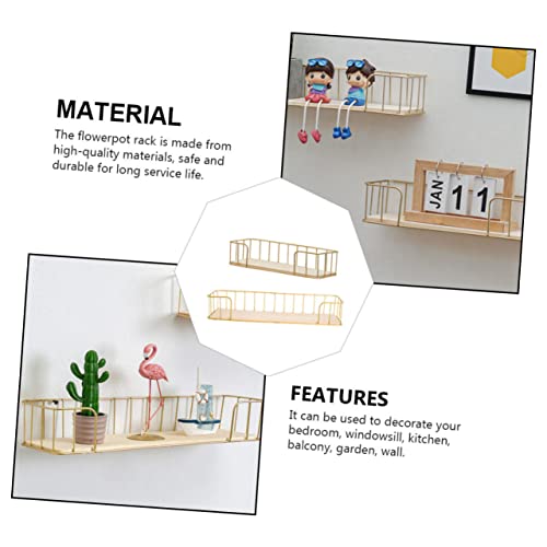 Support pot de fleurs suspendu HEMOTON 2pcs pour optimiser les petits balcons - 8