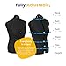 Adjustoform Sew Simple FG307 Adjustable Dress Form Black M-L (US Dress Size 10-16) 8 Part Female Sewing Mannequin + Pin Grip Hem Marker