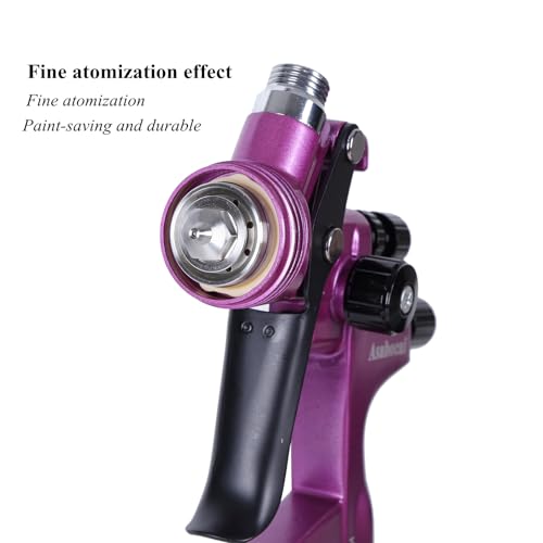 Image of 1.3mm HVLP Automotive Paint Gun, High-Atomization Pneumatic Sprayer for Car Clear Coat & Basecoat, Professional Gravity Feed Spray Gun for Furniture & Woodwork Finishing