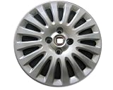 Coppa Ruota compatibile con Fiat Punto Evo 15 Logo Rosso