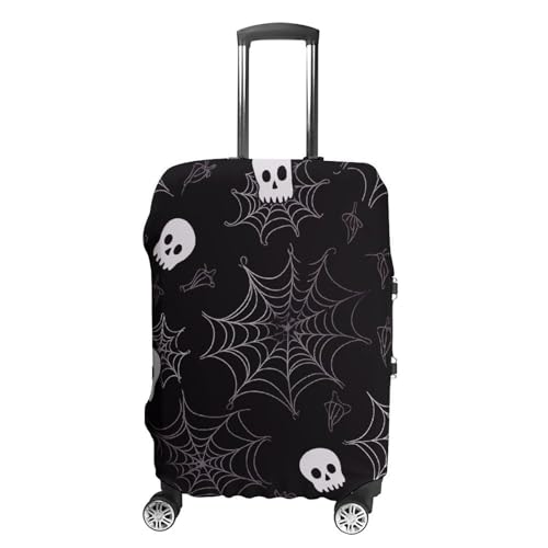 Halloween Goth Luggage Cover, Washable Elastic Suitcase Cover Protector Fit 18-32 Inch Luggage