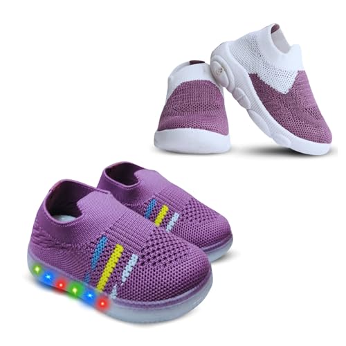 Image of Kids Trending Slip-On Shoes Combo, Pack of 2 (Light Shoe + Musical Shoe)