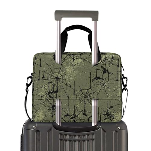 Maletín portátil vintage verde 15.6 pulgadas miniatura 4