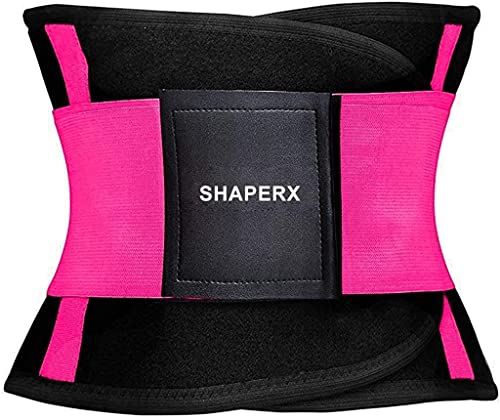 Image of SHAPERX Waist Trainer for Women Tummy Control Waist Cincher Belt Workout Sweat Band Back Support Sport Girdle