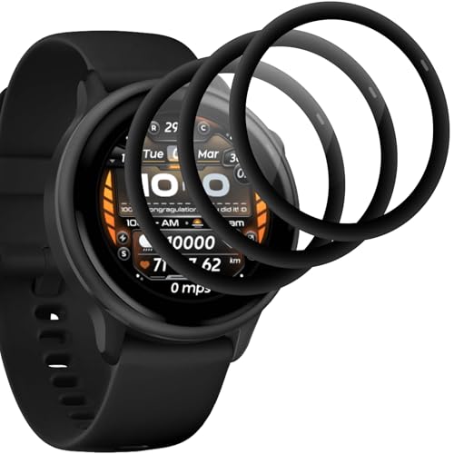 Joeyu (3 Stück) Panzer Schutz Glas für Garmin Vivoactive 6screen protector9H Härte Anti-Schock Blasenfrei Kratzfest Displayschutzfolie