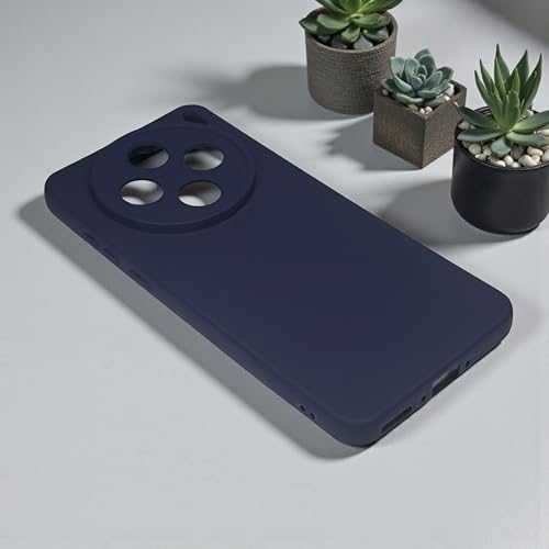 Image of SBMS Silicone Back Cover Case for Vivo X200T 5G | Soft Micro-Fibre Lining Inside | Camera Protection Bump | Shockproof Back Cover Case for Vivo X200T 5G (Candy Cloth Blue)