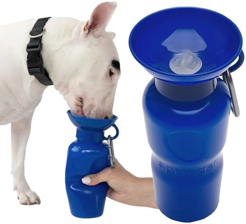 Springer Dog Water Bottle | Portable Travel Water Bottle Dispense...