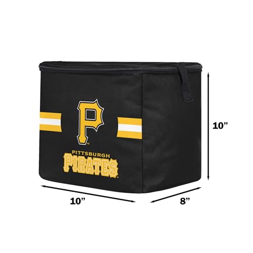 Image of FOCO MLB Officially Licensed Primary Logo Team Stripe 6 or 12 Pack Soft Insulated Game Day Baseball Lunch Tote Cooler