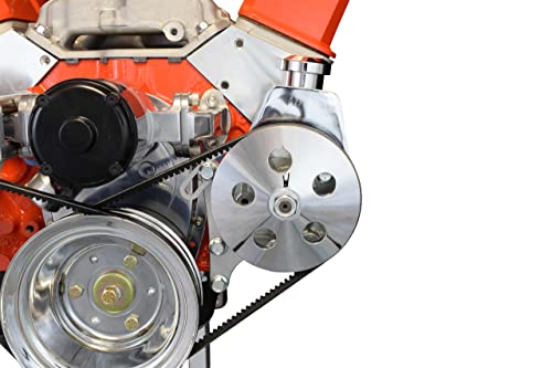 Ict Billet Sbc Alternator/Power Steering Pump Accessory Drive Bracket Kit For Electric Water Pump 551324 #TOP3