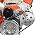 ICT Billet SBC Alternator/Power Steering Pump Accessory Drive Bracket Kit for Electric Water Pump 551324