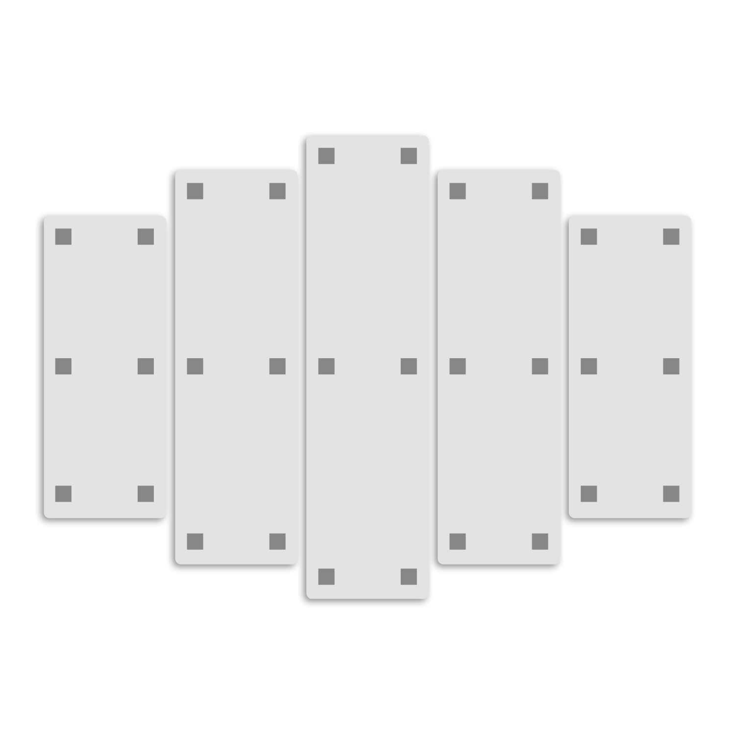 Giallobus - 5 Panneau multiple Art Board - Banksy - Collage de Banksy 2 - Bois MDF - 140x100
