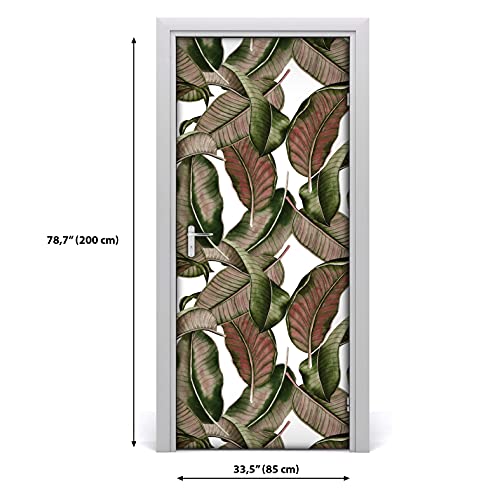 Décoration imperméable pour la porte étiquette auto-adhésive 85x200