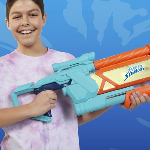 Nerf Super Soaker Mega Dunk-Fill Wasserblaster, extra großer Tank mit 1050 ml Füllvermögen, einfach zu befüllen, Outdoorspielzeug für Jungen und Mädchen ab 6 Jahren, Sonstige