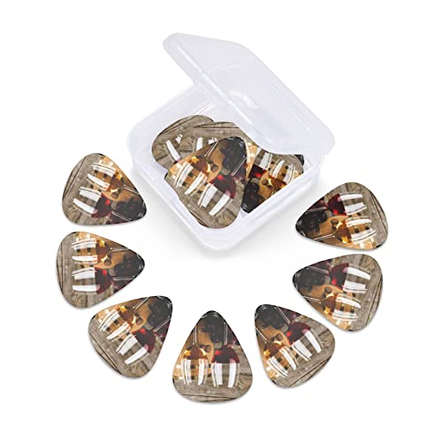 Verres à vin rouge et raisins avec médiators de guitare en bois Ensemble de 12 pièces pour guitare acoustique, guitare… - Les Beatles, Paul McCartney, John Lennon, RIngo Starr, George Harrison Verres à vin rouge et raisins avec médiators de guitare en bois Ensemble de 12 pièces pour guitare acoustique, guitare… – Image 7