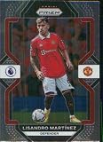 2022-23 Panini Prizm Premier League #86 Lisandro Martinez Manchester United Soccer Card - GotBaseballCards